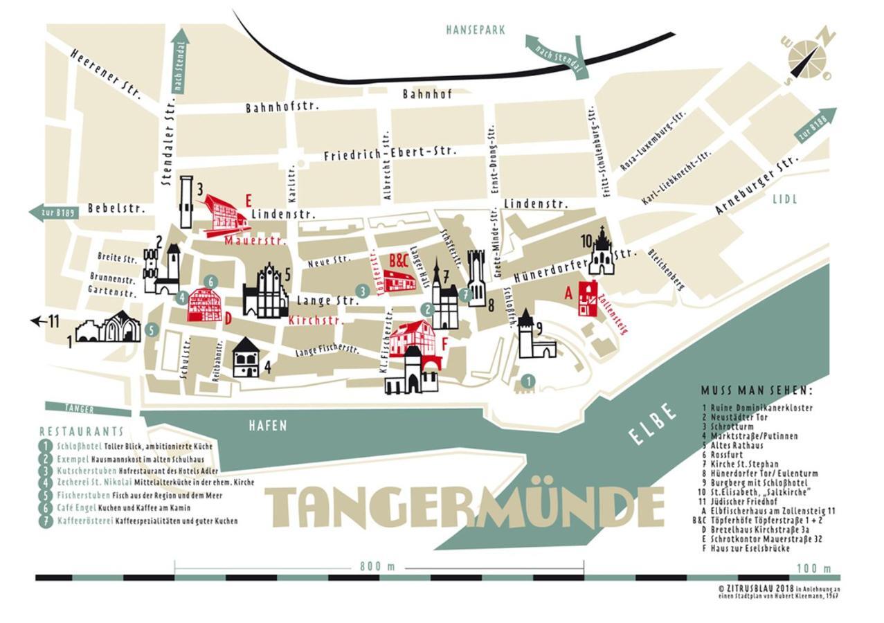 Toepferhof 1 Apartment Tangermünde Екстериор снимка